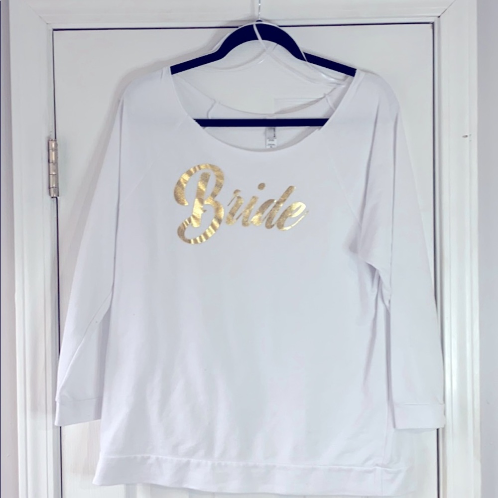 Long sleeve Bride shirt